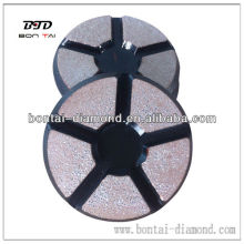3'' 80mm copper bond polishing pad for concrete or stones